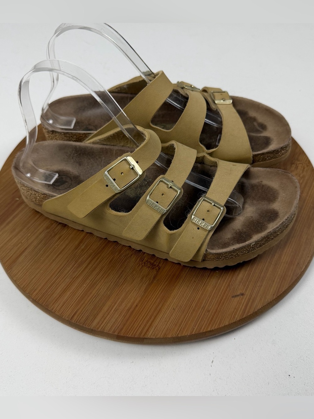 Birkenstock Florida Brown Leather Sandals